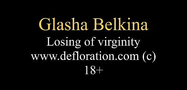  Hardcore defloration of Glasha Belkina virgin pussy
